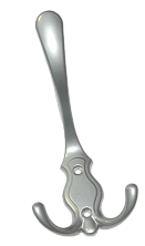 Крючок-вешалка №49 полимер ХРОМ эффект