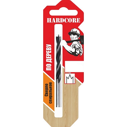 Сверло по дереву спиральное 6*93мм (Распродажа) - №1