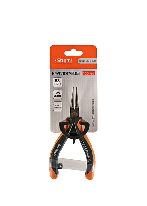 Круглогубцы 100мм ДВУХКОМПОНЕНТНЫЕ РУКОЯТКИ, (Profi mini),Sturm!(Распродажа) - №1