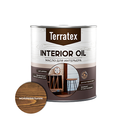 Масло для интерьера Terratex МОЖЖЕВЕЛЬНИК 0,75л  - №1