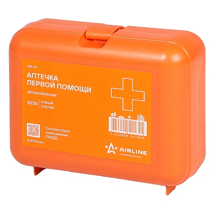 Аптечка автомобильная в пластиковом футляре (Соответствует требованиям ГИБДД) - №1