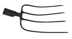 Вилы навозные 4-х рогие из рельсовой стали