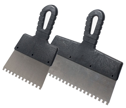 Шпатель зубчатый 350мм нержавеющая сталь зуб 8мм - №1