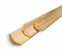 _Плинтус 50 мм. гладкий 2,5м хвоя