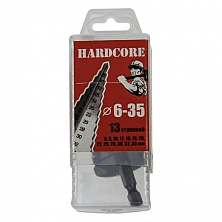 Сверло по металлу шаговое 6-35мм (13ступ.)