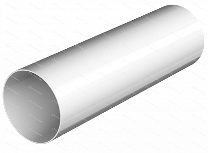 Труба водосточная ПВХ (3м) (У) - бел. - №1