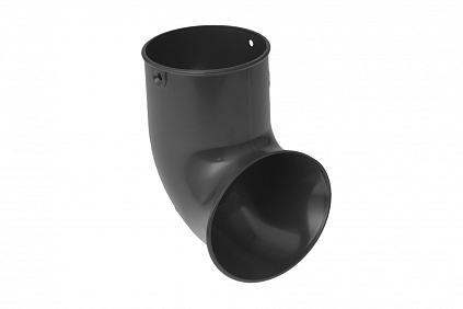 Слив трубы ПВХ - графит - №1