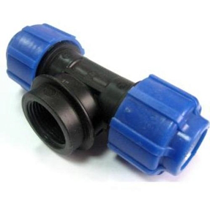 Тройник вн/рез 25х1х25 ПЭ - №1