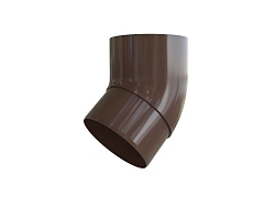 Колено трубы 45 (У) - кор.