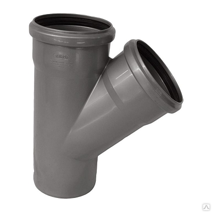 Тройник д=110 - 45* Россия - №1