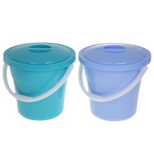 Ведро 12л Евро с крышкой (Р-н)