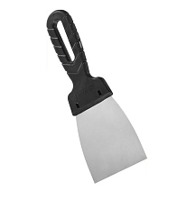 Шпатель нержавеющий 60мм с пласмассовой ручкой
