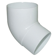 Колено трубы 67 (У) - бел.