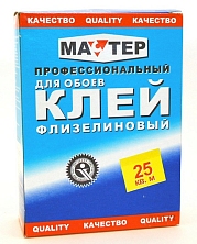 Клей для обоев МАСТЕР флизелиновый 200гр.