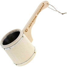 Ковш "Емеля" 1,2л с нержавеющей вставкой "С легким паром" (ЕГ-8)