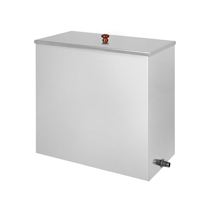 Бак нерж.  80л под контур (Прямоуг.) (AISI 439) - №1