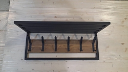 Вешалка-полка Лофт 6 крючков