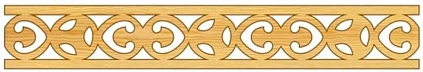 Наличник №12 резной (ширина 140) 1,6 - №1