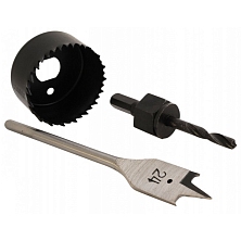 Набор для врезки дверных защелок 24/50мм