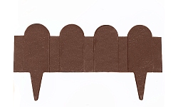 Ограждение садовое ПП 500*250*12  красный