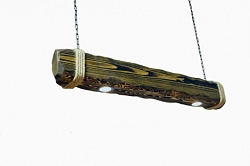 Люстра "Бревно"  (массив сосны) цвет коричневый