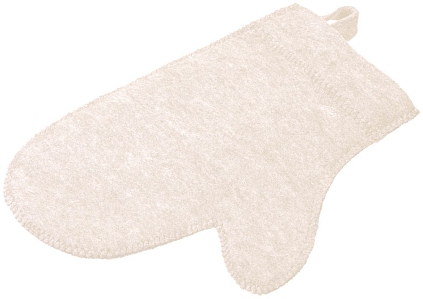 Рукавица без рисунка (серый/белый) - №1