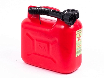 Канистра «Звезда» 5 л пластиковая с заливным устройством - №1