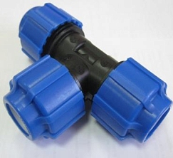 Тройник 25х25х25 ПЭ