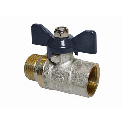 Кран шар д=25 б г/ш AQUALINK - №1