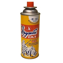 Газ баллон ДРУЖБА (ДР-520) для портативных приборов - 220 г, цанговый