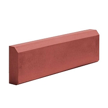 Бордюр тротуарный 500*210*45, красный