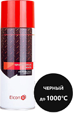 Краска термостойкая (Аэрозоль) (до 1000°С, 520 мл) Черная ELCON