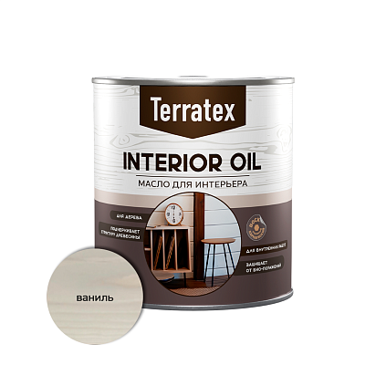 Масло для интерьера Terratex ВАНИЛЬ 0,75л  - №1
