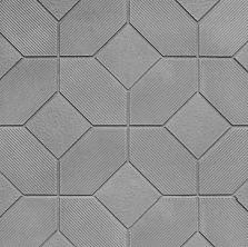 Плитка тротуарная 500*500*40, рисунок ковер, серая