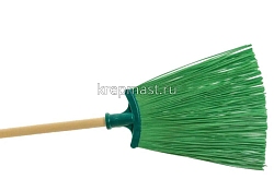 Метла полипропиленовая плоская с черенком
