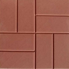 Плитка тротуарная 400*400*50, рисунок 8 плиток, красная
