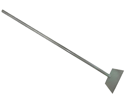 Скребок стальной 200мм с мелаллическим черенком - №1