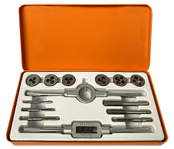 Набор Bohrer метчиков и плашек метрич.(14 предметов)