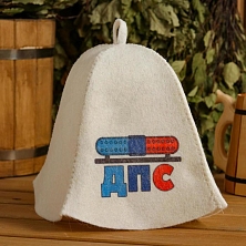 Шапка для бани "ДПС" с принтом