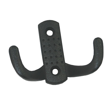 Крючок-вешалка №10 полимер ЧЕРНАЯ - №1