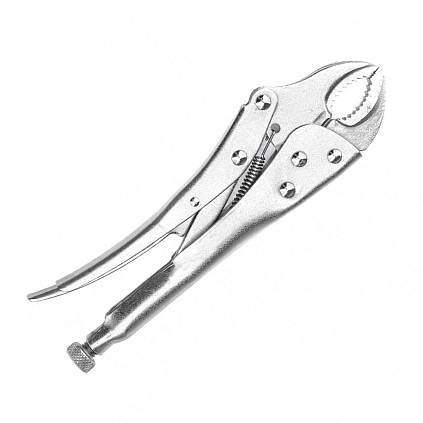 Зажим ручной 250мм полукруглый захват "Кедр" - №1