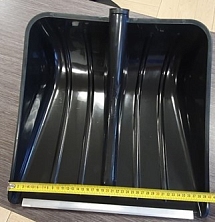 Лопата "GRADER" 400*400 ал/пл, алюминиевый черенок,V-ручка