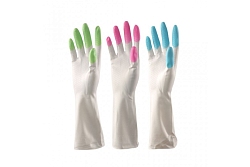 Перчатки хозяйственные (L) виниловые (Распродажа)