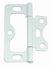 Петля накладная ПНУ-76 регулируемая (пол.белый) Кунгур