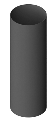 Труба водосточная ПВХ (3м) - графит - №1