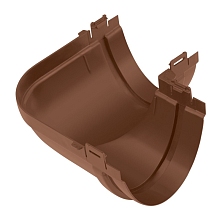 Угол желоба 90 (У) ПВХ - кор.