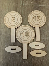 Мишень для резинкострела 60*105