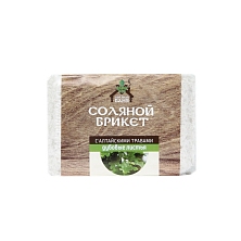 Соляной брикет "Соляная баня с Алтайскими травами "ДУБОВЫЙ ЛИСТ", 1,35кг (Распродажа)