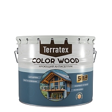 Антисептик кроющий Terratex деревозащитный СЕПИЯ КОРИЧНЕВЫЙ RAL8014 2,6кг