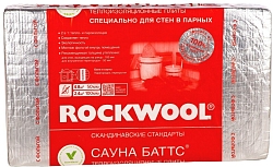 Плита минераловатная к/ф РОКВУЛ Сауна Баттс 50*1000*600 8плит (4,8м2, 0,24м3)